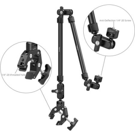 SmallRig 5625 - uchwyt biurkowy, ramię Magic Arm 57cm z zaciskiem szczękowym